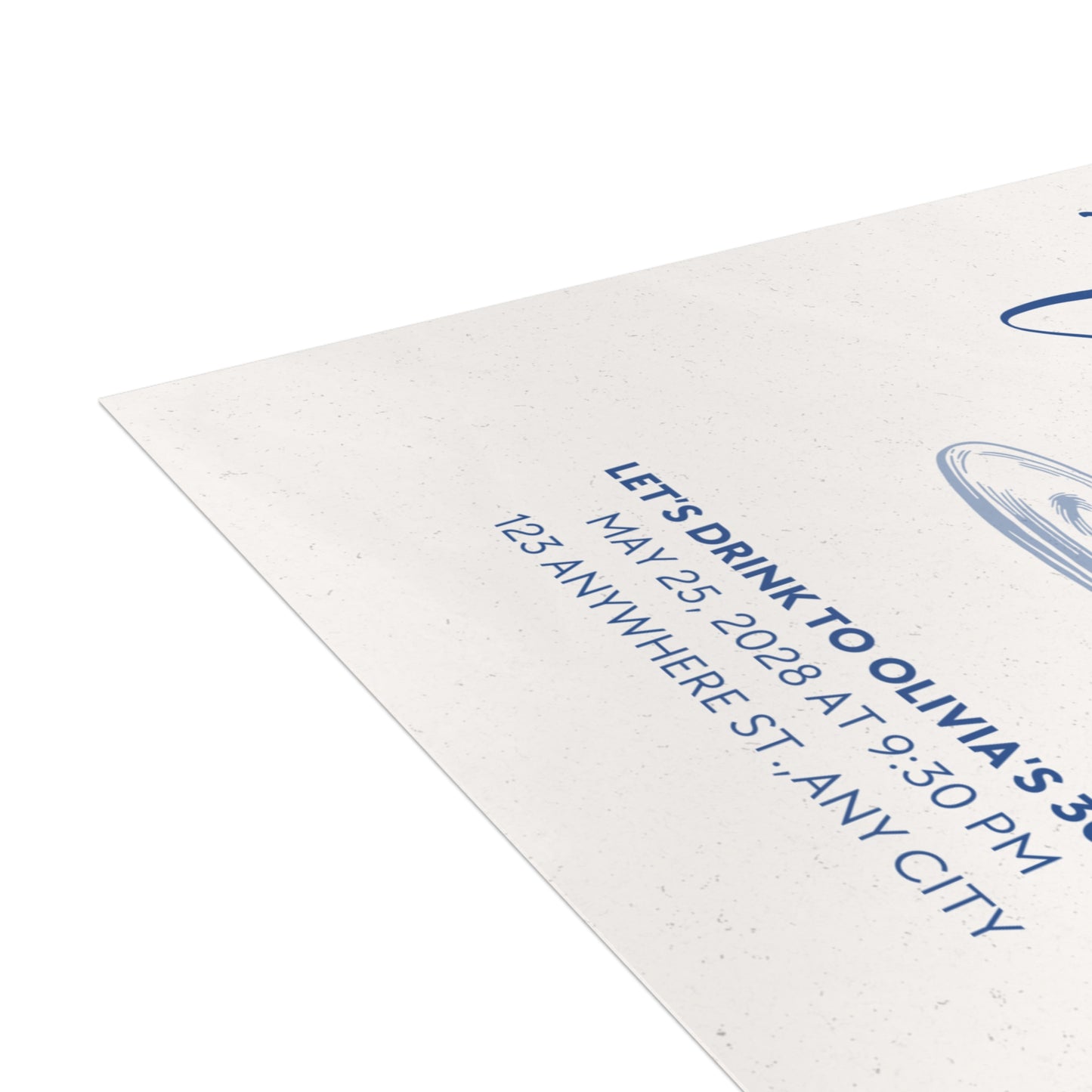 Talk Thirty to Me Birthday Invitation