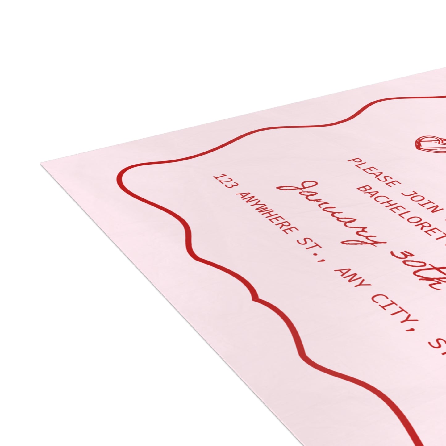 Perfect Match Bachelorette Invitation