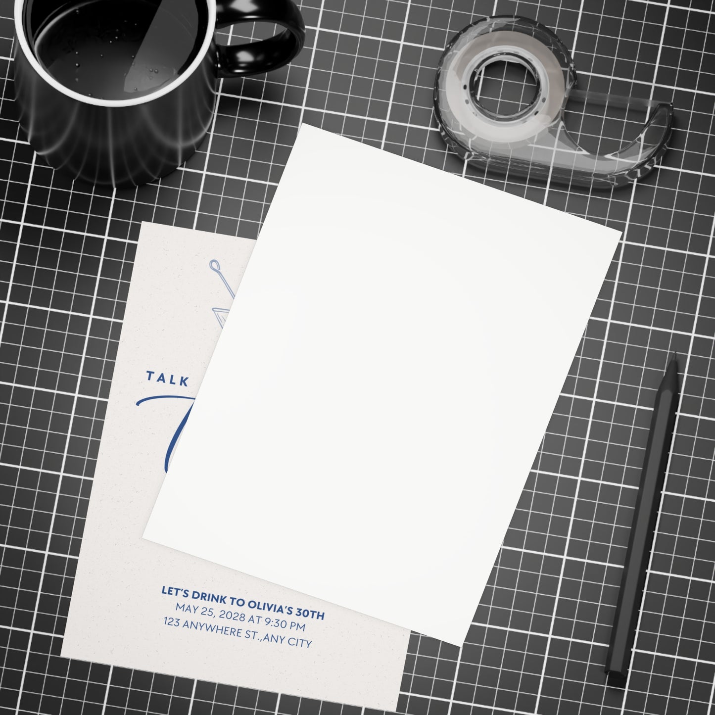 Talk Thirty to Me Birthday Invitation